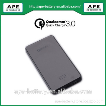 Qualcomm Quick charge 3.0 certificated power bank 8000mAh